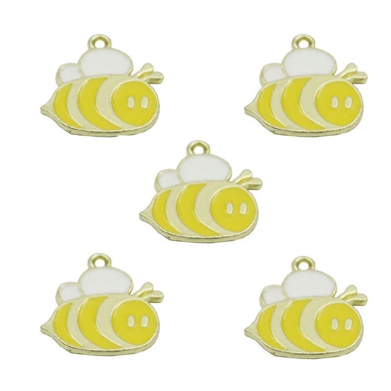 آویز گردنبند دخترانه مدل زنبور کوچولو کد 1-51