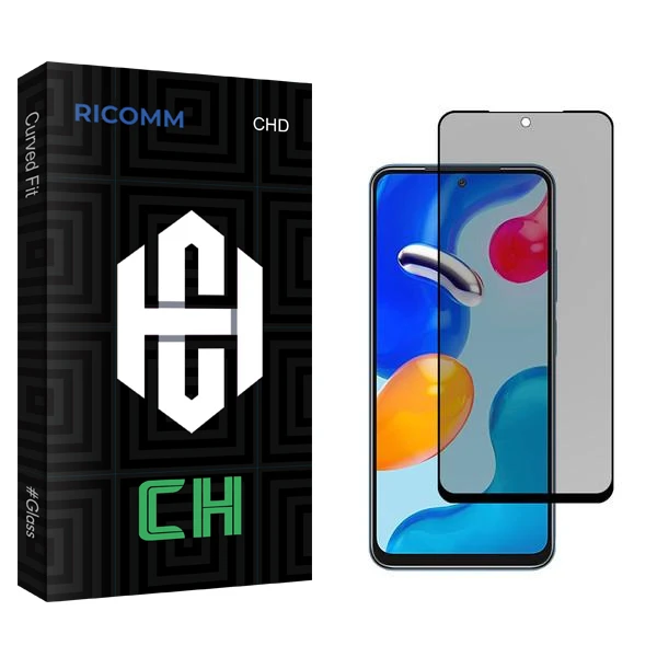 محافظ صفحه نمایش حریم شخصی ریکام مدل CH2 مناسب برای گوشی موبایل شیائومی Redmi Note 11 4G