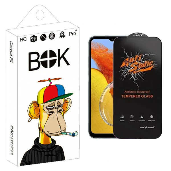 محافظ صفحه نمایش بوک مدل Antistatic Glavers مناسب برای گوشی موبایل سامسونگ galaxy a14 4G / 5G / m14 5G / f14 5G