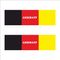 برچسب پارکابی خودرو طرح پرچم آلمان کد GE1 بسته 2 عددی