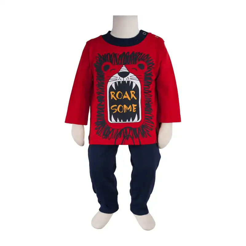 ست تی شرت و شلوار آدمک مدل  شیر کد 117961