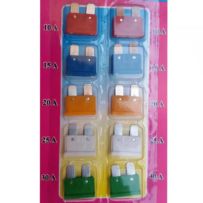 فیوز خودرو مدل کارتی ERS بسته 10 عددی