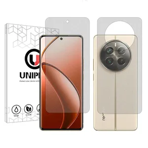 Unipro Star 4 model matte screen protector suitable for Realme 12 Pro Plus mobile phone along with the phone back protector