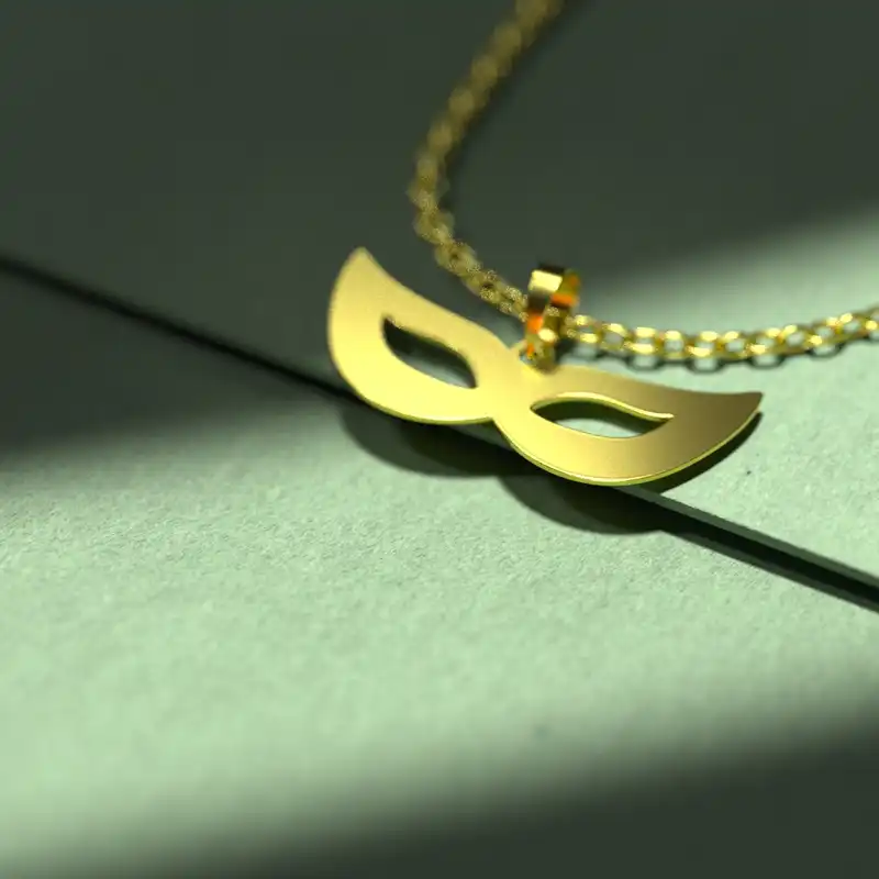 گردنبند طلا 18 عیار زنانه مدوپد مدل هالووین کد G3-1-1210