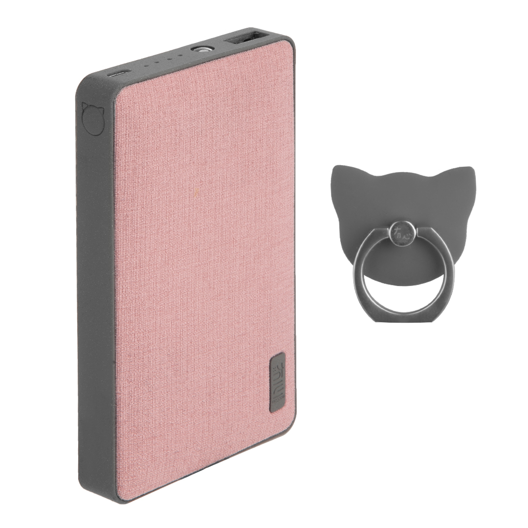 شارژر همراه مائوکسین مدل Catty Bu-yi T-8 ظرفیت 10400 میلی آمپر ساعت به همراه پایه نگهدارنده