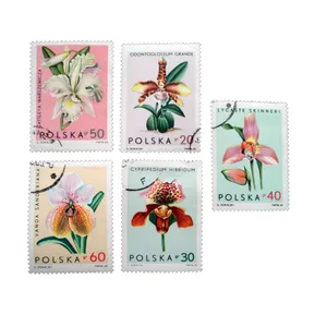 تمبر یادگاری مدل گل و گیاه کد DS2156 مجموعه 5 عددی