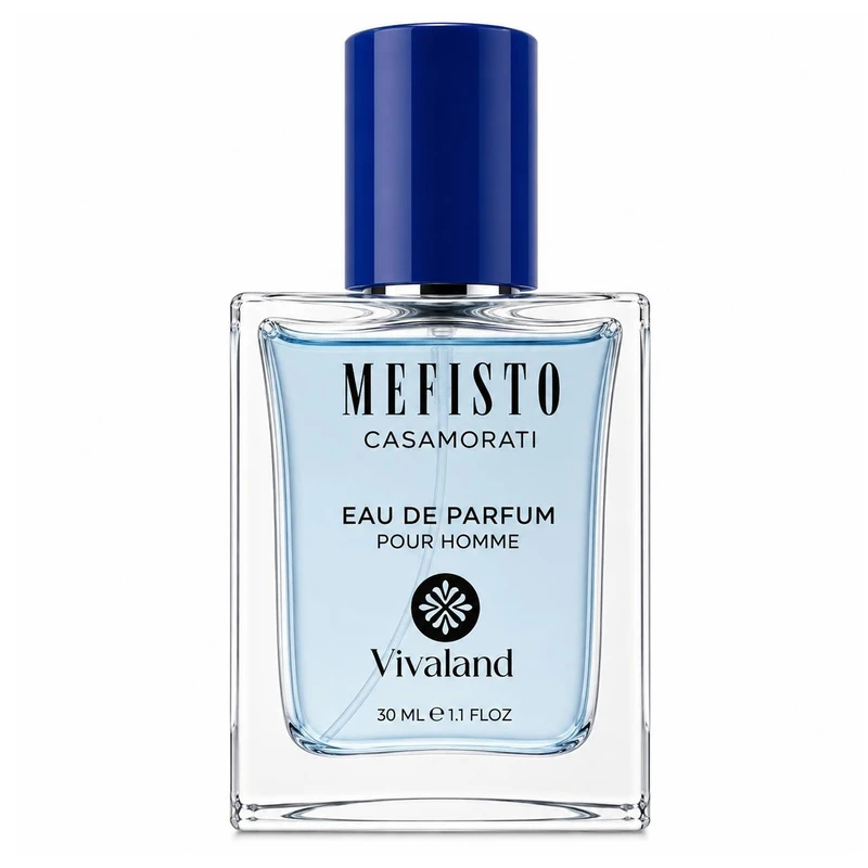 عطر جیبی مردانه ویوالند مدل Mefisto Casamorati با رایحه خنک، تند حجم 30 میلی‌لیتر