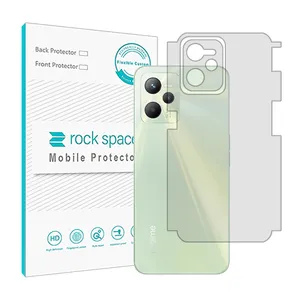 Rock space HyGEL model Transparent phone back protector suitable for Realme C35 mobile phone
