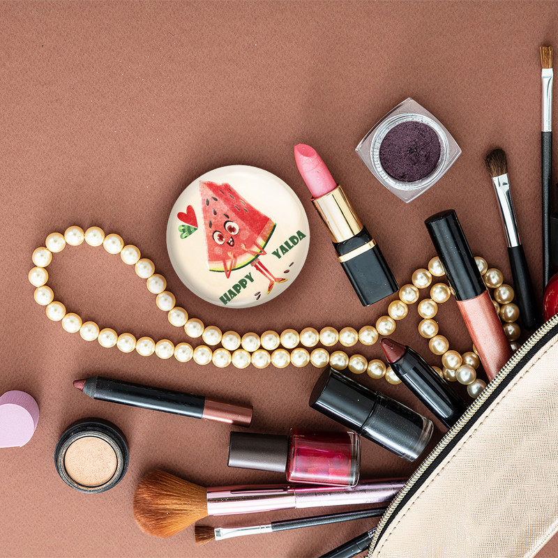 آینه جیبی خندالو مدل شب یلدا  کد 3190