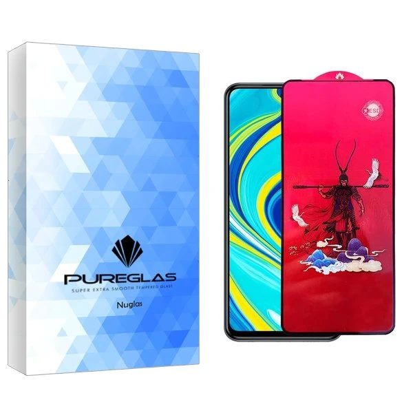 محافظ صفحه نمایش پیور گلس مدل NueGlas King مناسب برای گوشی موبایل شیائومی Redmi Note 9s/Note 9 Pro