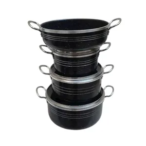 سرویس قابلمه و تابه تفلون ۷ پارچه مدل eco