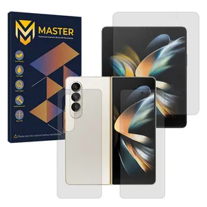 Master Resistant model Matte screen protector suitable for Samsung Galaxy Z Fold 4 mobile phone along with back protector