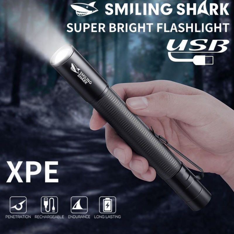 چراغ قوه دستی اسمایلینگ شارک مدل SD-12