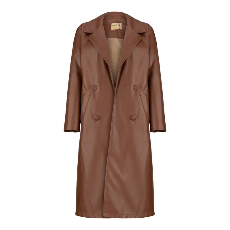 کت چرم زنانه السانا مدل آلینا کد 166506