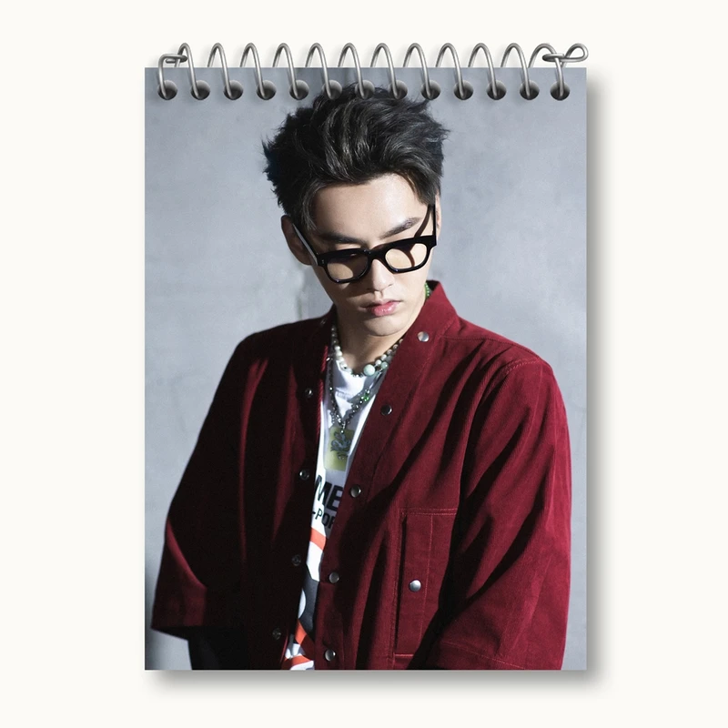 دفتر یادداشت 50 برگ خندالو مدل کریس وو گروه اکسو EXO کد 13432