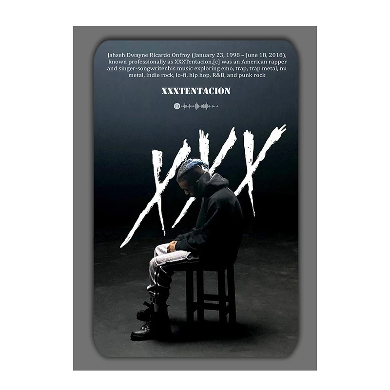 پوستر مدل تنتاسیون xxxtentacion کد 4