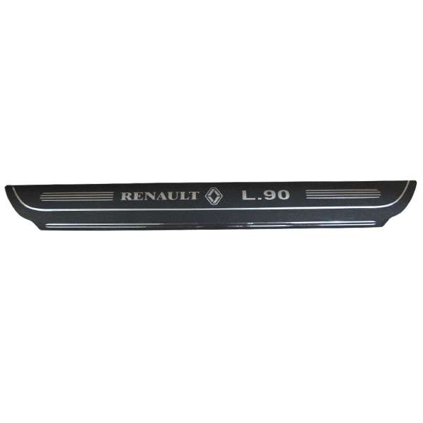 برچسب پارکابی خودرو مدل طرح چرم کد RN102 مناسب برای رنو L90 بسته 4 عددی