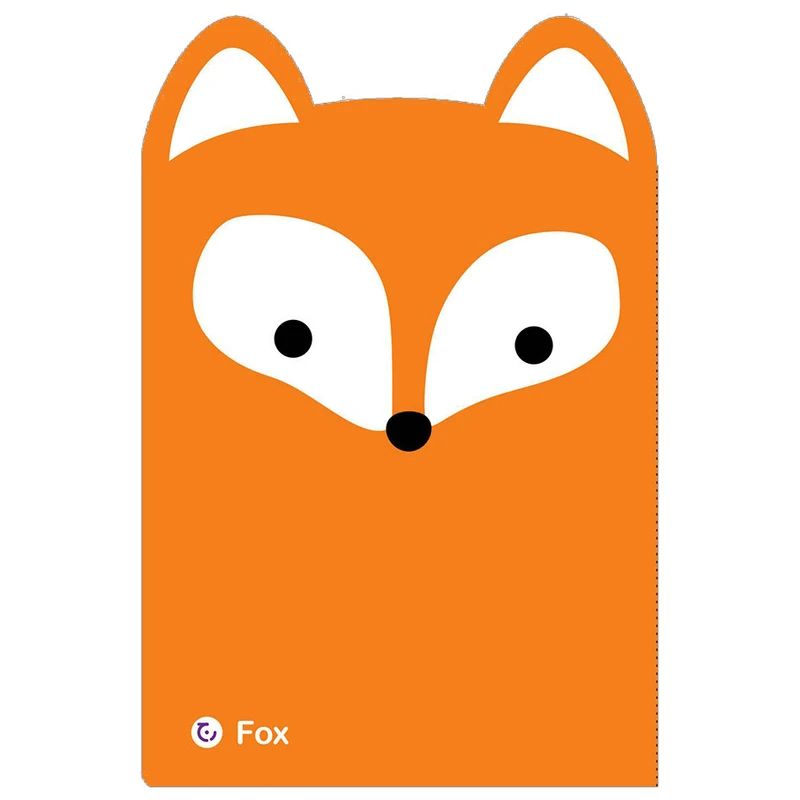 دفترچه یادداشت 32 برگ مدل حیوانات بانمک طرح روباه کد 12013