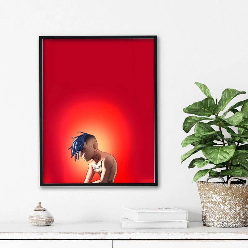 تابلو آتریسا طرح تنتاسیون xxxtentasion مدل ATt075