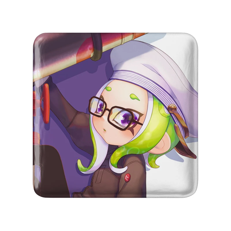 پیکسل خندالو طرح بازی اسپلاتون (Splatoon) مدل مربعی کد 33291