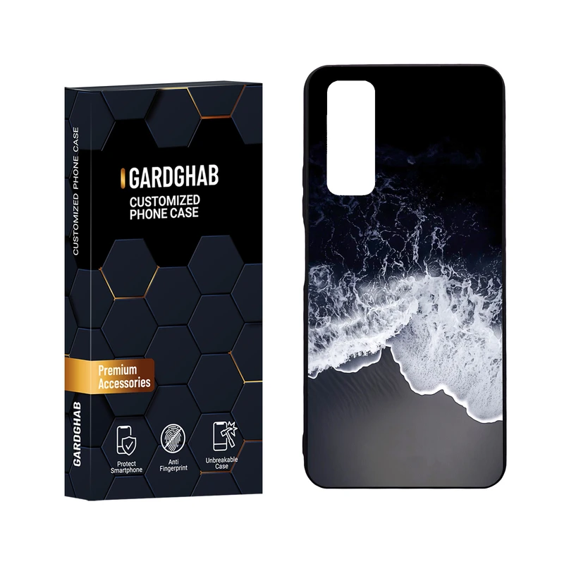  کاور گارد قاب مدل دور ژله ای پشت گلس منظره و طبیعت مناسب برای گوشی موبایل هوآوی Y7a