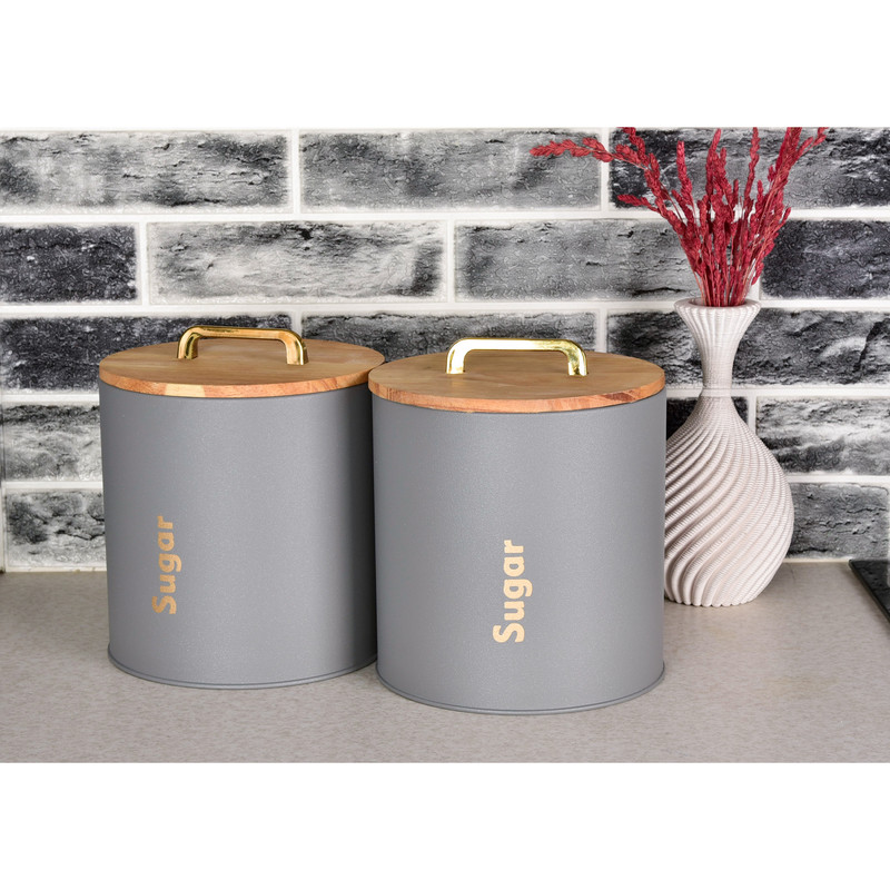 سرویس آشپزخانه یونیک 4 پارچه مدل درب چوبی دسته T کد 803