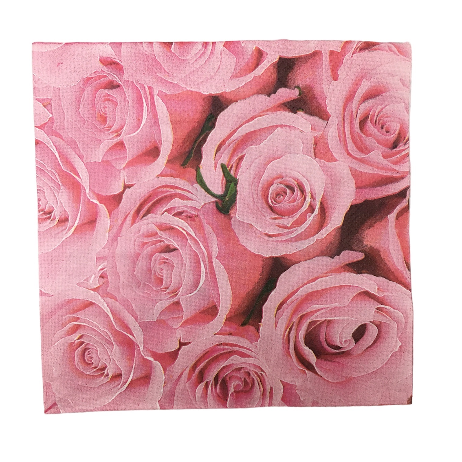 دستمال سفره مدل گل رز بسته 20 عددی