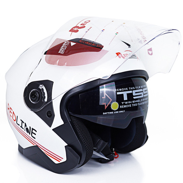 کلاه کاسکت ردلاین مدل بدون فک عینکدار کد 956-WH