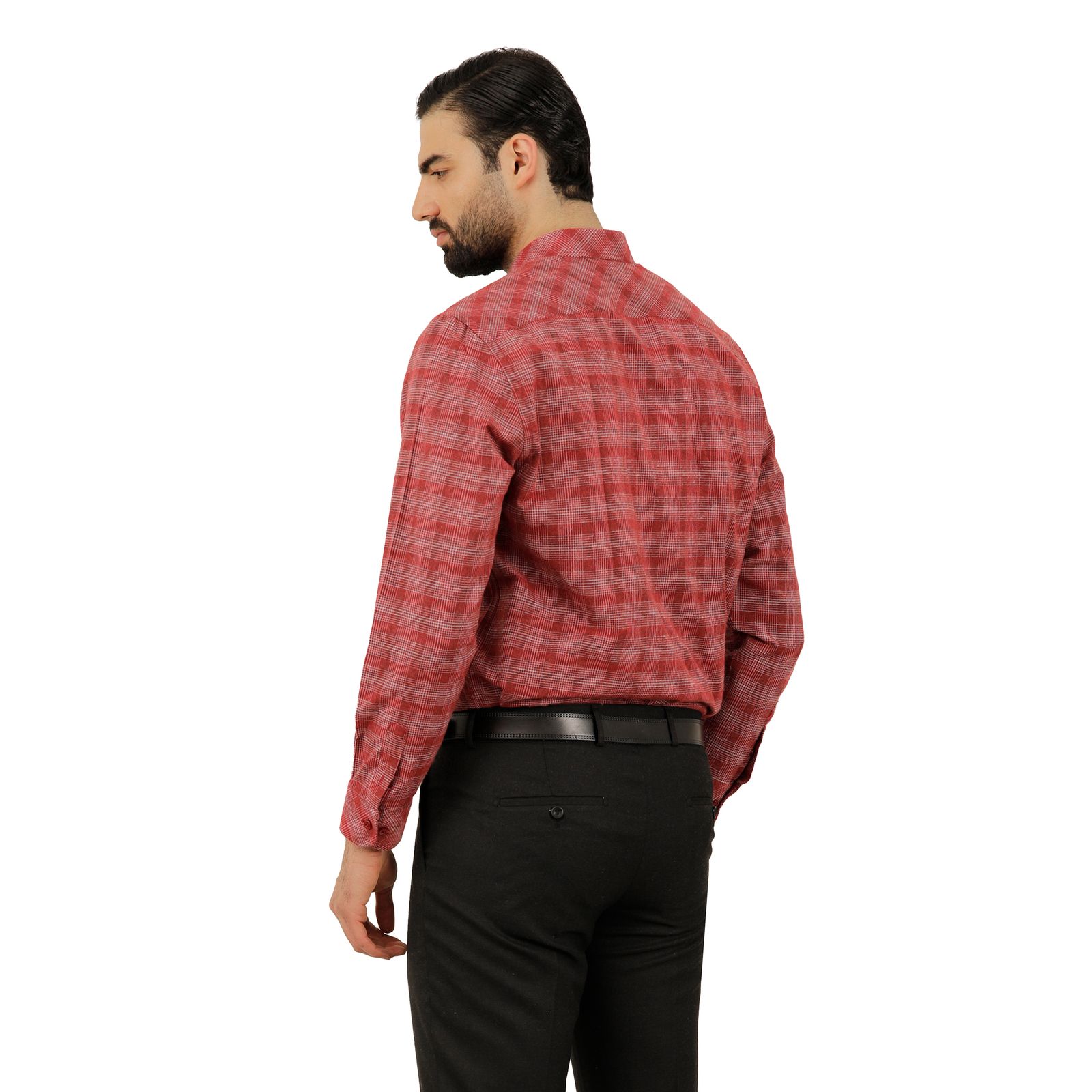 پیراهن آستین بلند مردانه پاتن جامه مدل پشمی 102721020232307 -  - 3