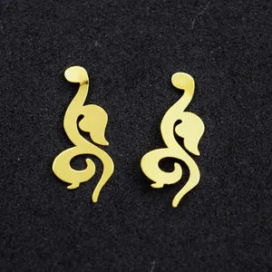 گوشواره طلا 18 عیار زنانه کانیار گالری مدل E46