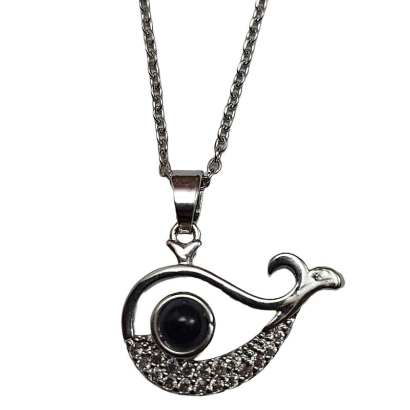 گردنبند دخترانه مدل نهنگ