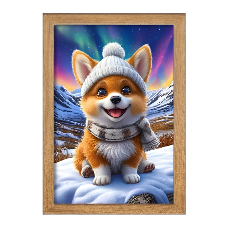 تابلو خندالو مدل سگ بامزه کد F7227