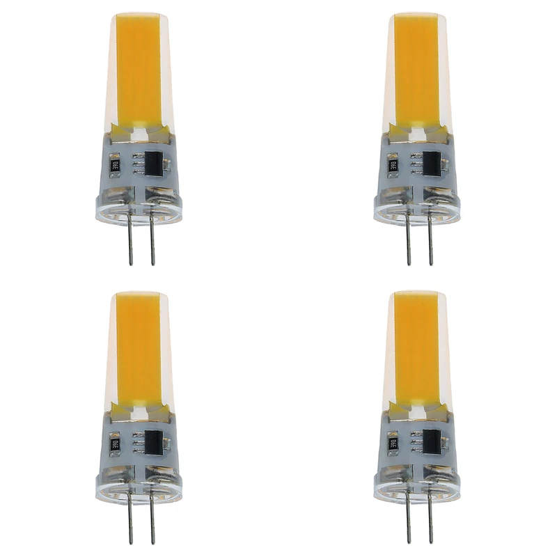 لامپ ژله ای 5 وات مدل G4-220V-5W-COB پایه G4 بسته 4 عددی