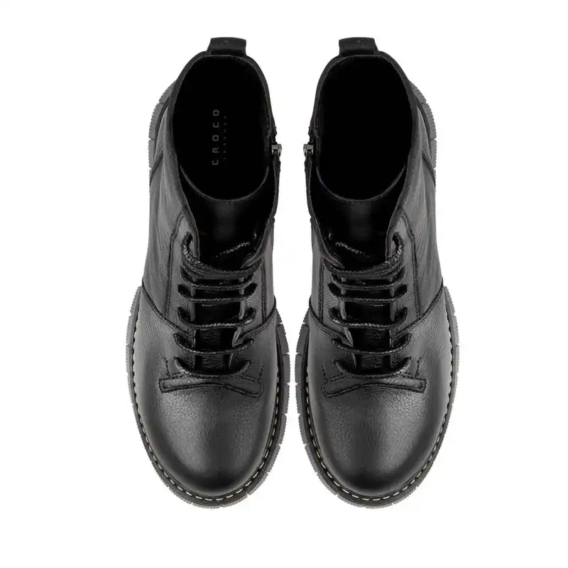 نیم بوت زنانه چرم کروکو مدل 1002003027