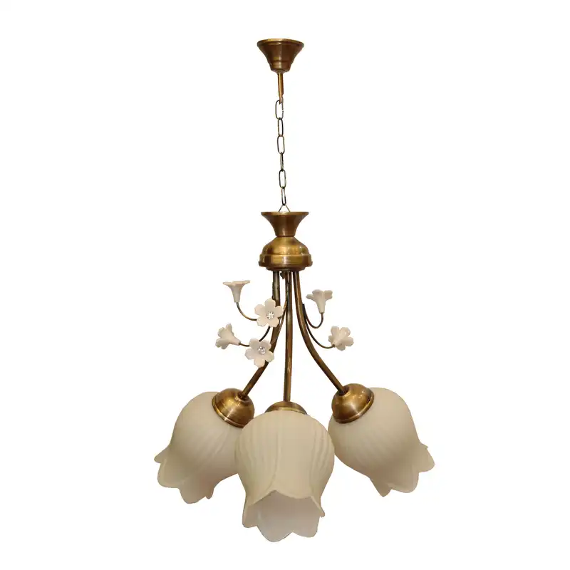 لوستر 3 شعله پلاس نور شو مدل کاج 2