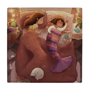 زیر لیوانی  طرح مادر و دختر کد    6096744_5240