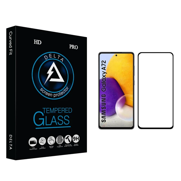 محافظ صفحه نمایش دلتا مدل HD مناسب برای گوشی موبایل سامسونگ Galaxy A72