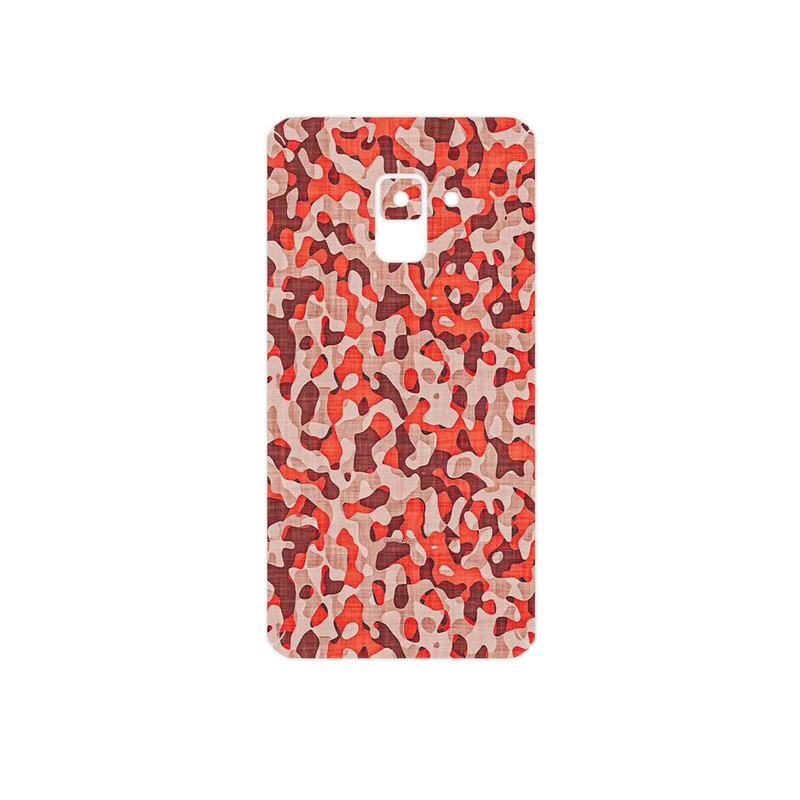 برچسب پوششی ماهوت مدل Red Infantry Army مناسب برای گوشی موبایل سامسونگ Galaxy A8 2018