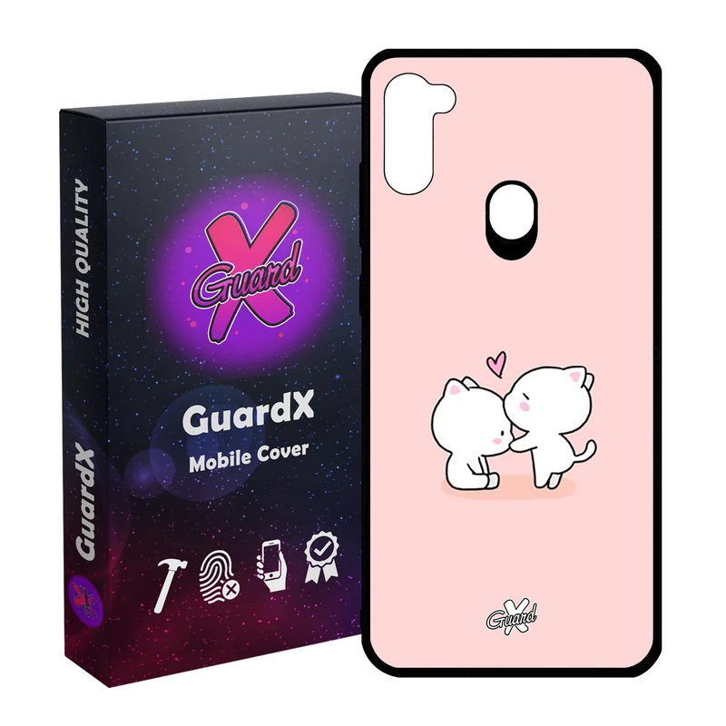 کاور گارد ایکس طرح عشق مدل Glass10373 مناسب برای گوشی موبایل سامسونگ Galaxy A11