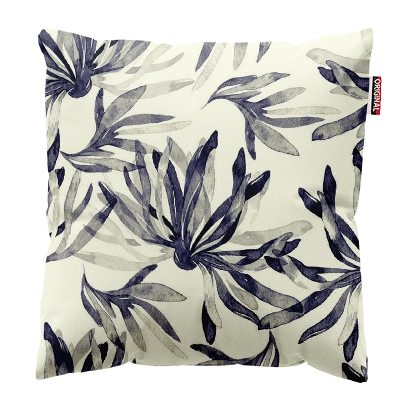 کوسن پاد آفرین مدل مینیمال طرح گل و برگ کد PK303602 سایز 30*30 سانتی متر