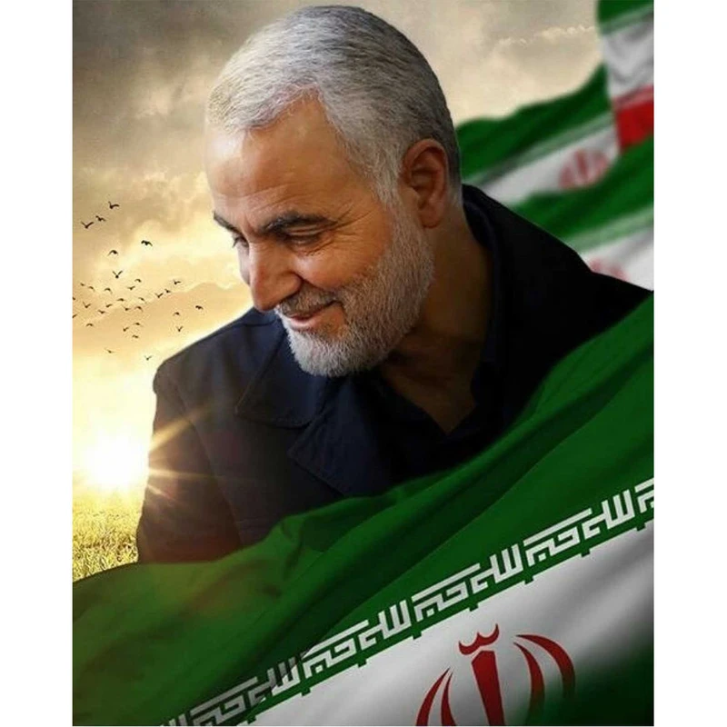 تابلو شاسی طرح شهید قاسم سلیمانی کد30