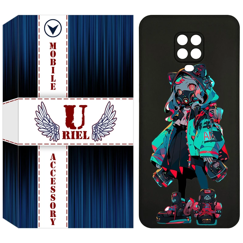 کاور یوریل مدل KSH کد 58 طرح دخترگربه ای مناسب برای گوشی موبایل شیائومی Redmi Note 9S / Redmi Note 9 Pro / Redmi Note 9 Pro Max