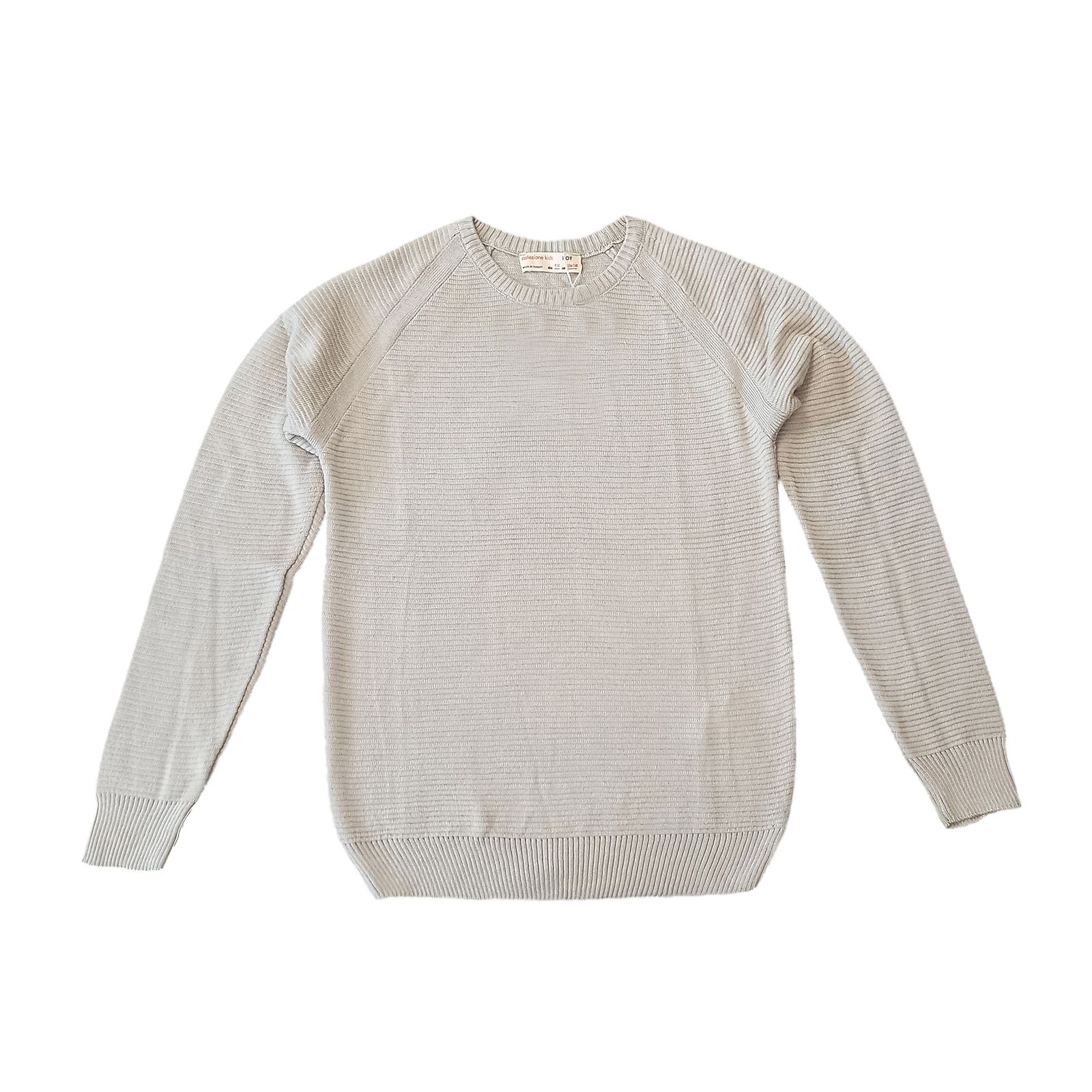 پلیور پسرانه کولزیون مدل یقه گرد رگلان کد 107 -  - 1