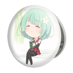 آینه جیبی خندالو طرح ناتسومه انیمه مادوکا مجیکا Madoka Magica مدل تاشو کد 18354