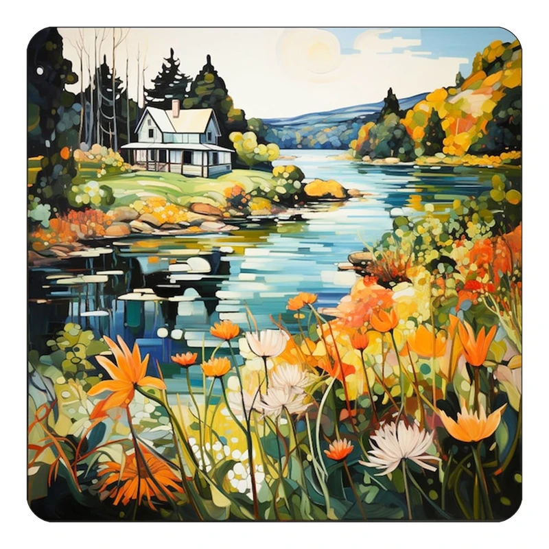 مگنت کاکتی طرح نقاشی رنگ روغن مدل mp71777