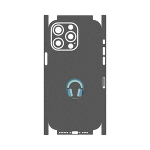 MAHOOT Minimal Headphone Icon-FullSkin Cover Sticker for Apple iPhone 15 Pro Max