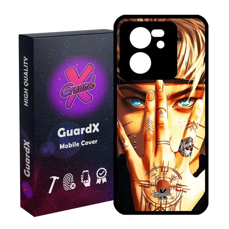 کاور گارد ایکس طرح Naruto Anime مدل Glass10452 مناسب برای گوشی موبایل شیائومی 13T/13T Pro/Redmi K60 Ultra