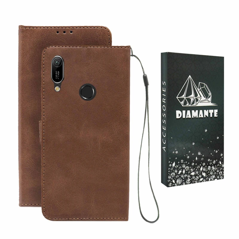 کیف کلاسوری دیامانته مدل Band Bk مناسب برای گوشی موبایل هوآوی Y6s / آنر 8A