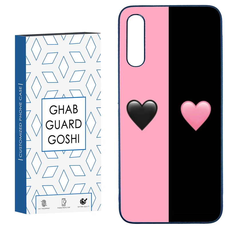 کاور قاب گارد گوشی طرح صورتی مشکی کد TPU-251 مناسب برای گوشی موبایل سامسونگ  Galaxy A50 / A50s / A30s