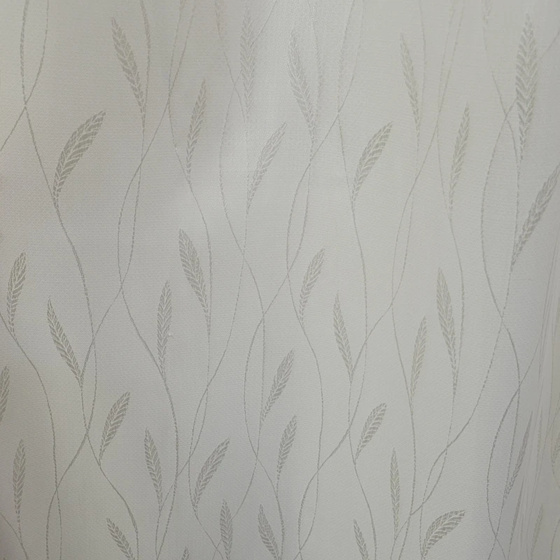 پارچه پرده عرض 3 متر مدل حریر محو ژاکارد رنگ شیری